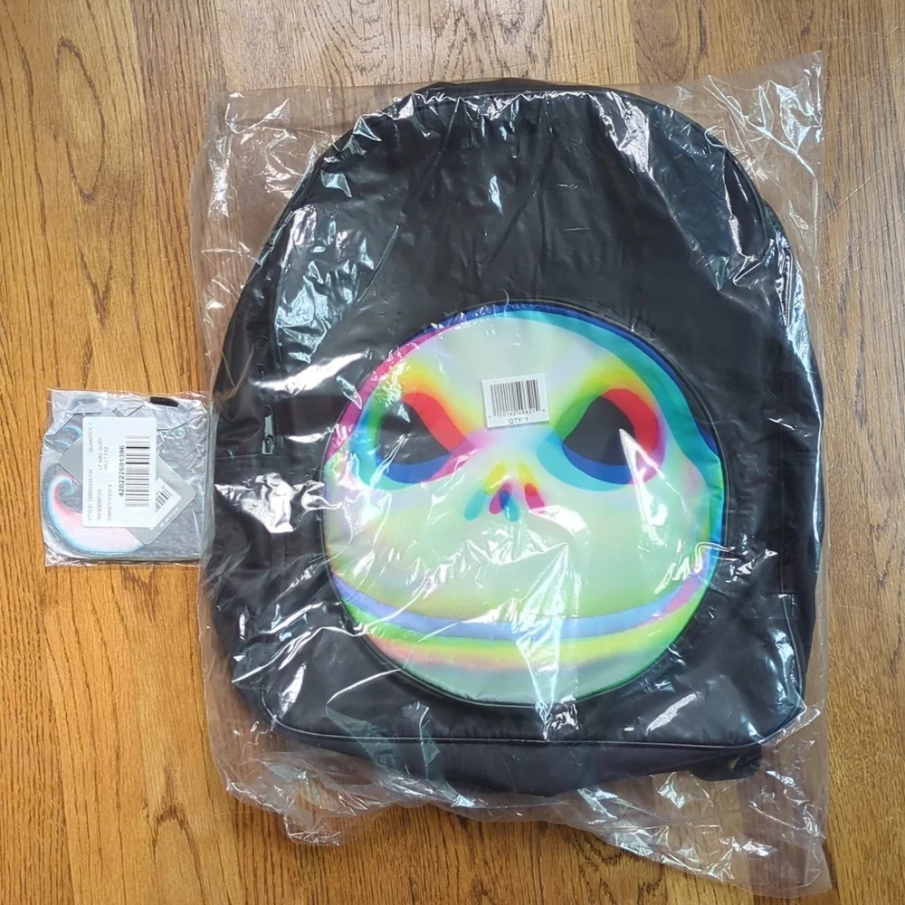 NWT The Nightmare Before Christmas Backpack And Card Wallet Jack Skellington